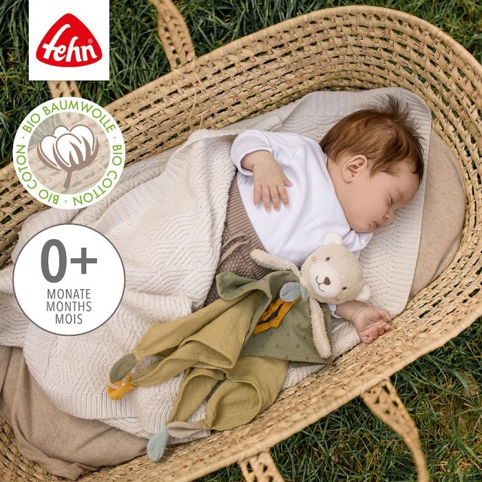 Fehn Nature Bear Comforter, made with Bio Cotton - Image 4