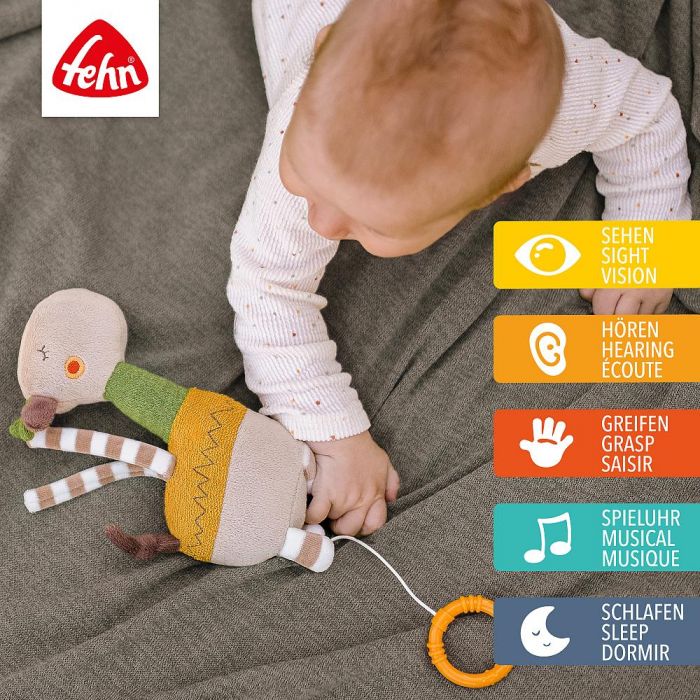 Musical Giraffe Plush Toy - Soft Cuddly with Lullaby Music & Removable Chime - Easy to Attach & Washable - Image 3