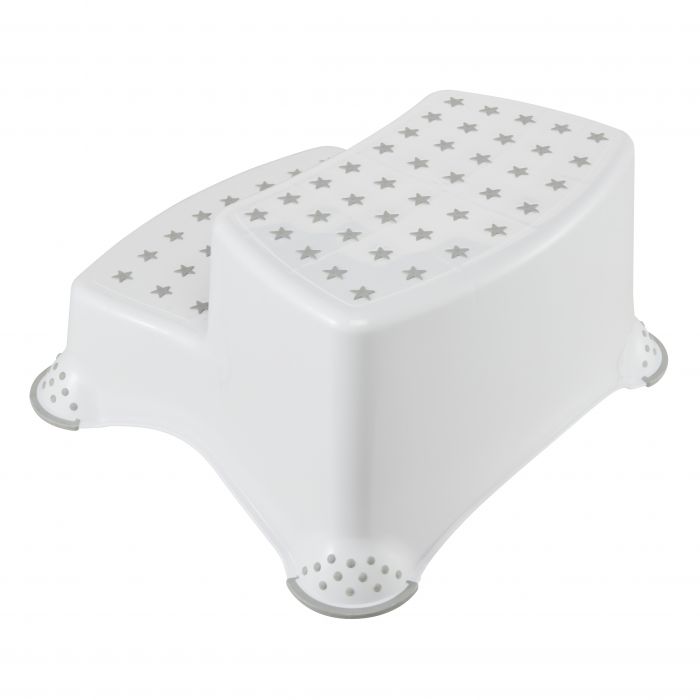 Keeper Double Step Stool - White Star - Image 2