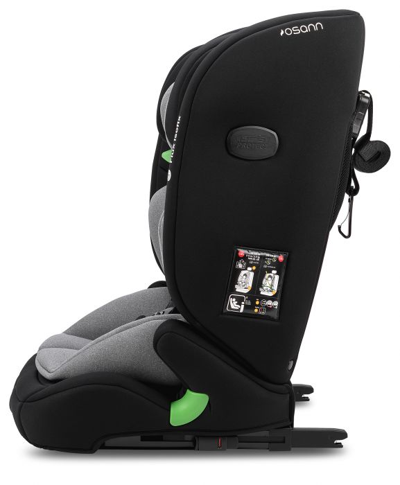 Osann Flux i-Size Isofix R129 Car Seat - Grey Melange: Advanced Safety and Comfort Features for Children - Image 4