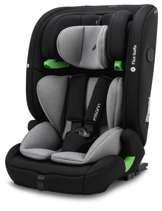 Osann Flux i-Size Isofix R129 Car Seat - Grey Melange: Advanced Safety and Comfort Features for Children - Image 2