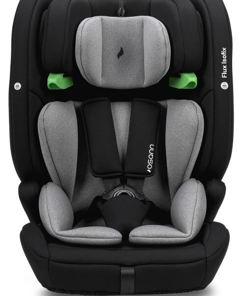 Osann Flux i-Size Isofix R129 Car Seat - Grey Melange: Advanced Safety and Comfort Features for Children