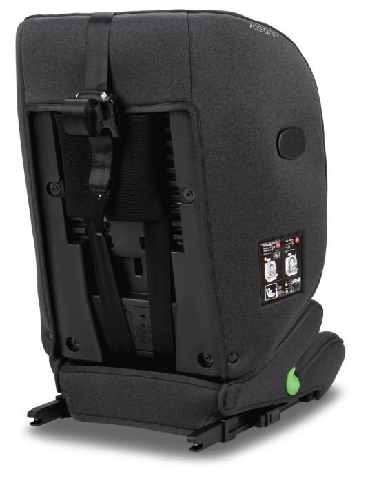 Osann Flux Isofix eXT i-Size Booster Seat - Secure Full Harness Up to 6 Years & 23 kg with NEW Sensor for Easy Installation - Universe Grey - Image 8