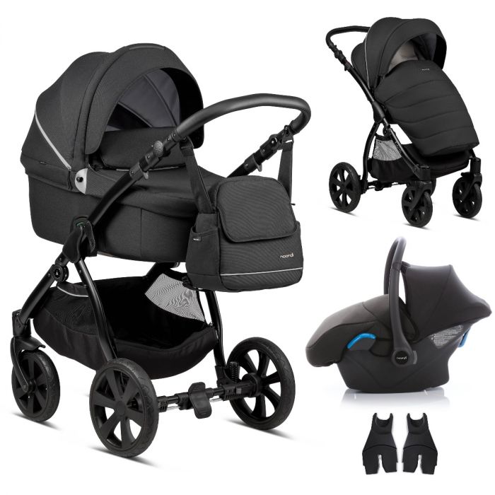 Noordi FJORDI 3 IN 1 Travel System - Black