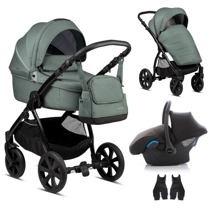 Noordi FJORDI 3 IN 1 Travel System - Fern