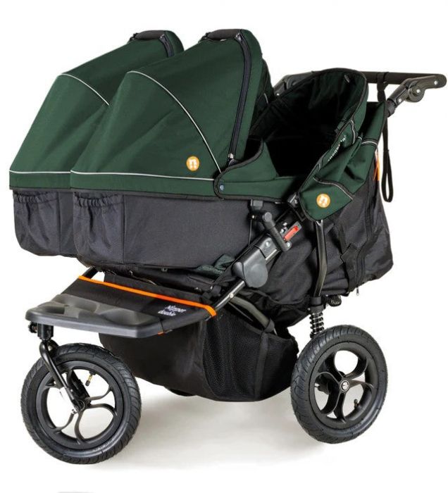 Out'n'About Nipper Double V5 Pushchair Lightweight, all-terrain buggy for two, suitable from birth to 4 years - Sycamore - Image 7