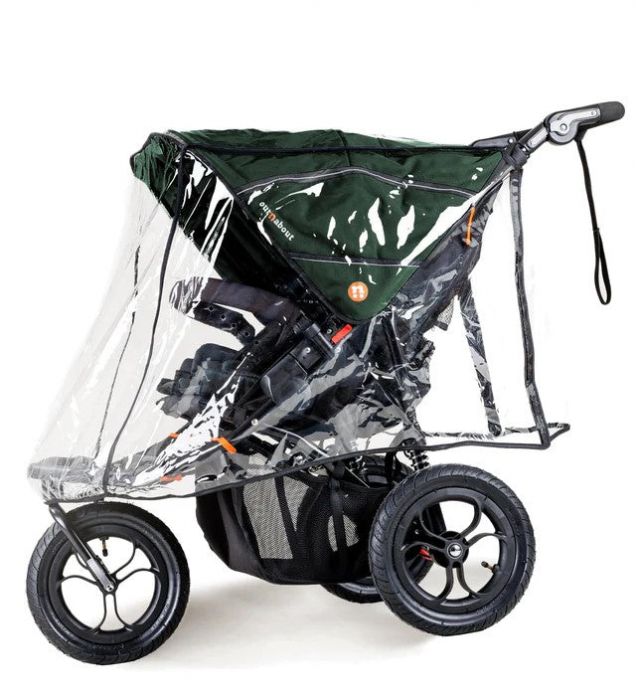 Out'n'About Nipper Double V5 Pushchair Lightweight, all-terrain buggy for two, suitable from birth to 4 years - Sycamore - Image 9