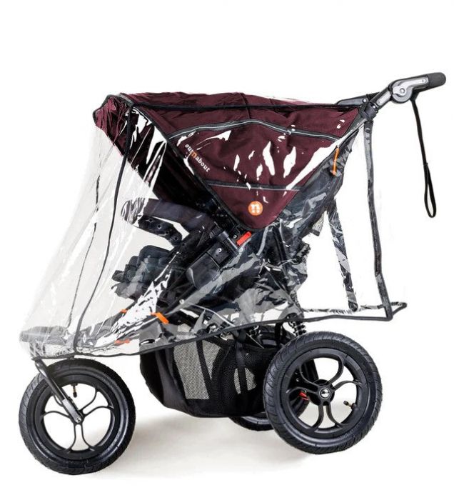 Out'n'About Nipper Double V5 Pushchair Lightweight, all-terrain buggy for two, suitable from birth to 4 years - Brambleberry - Image 4