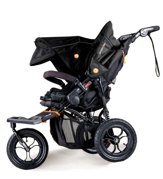 Out'n'About Nipper Double V5 Pushchair Lightweight, all-terrain buggy for two, suitable from birth to 4 years - Summit Black - Image 8
