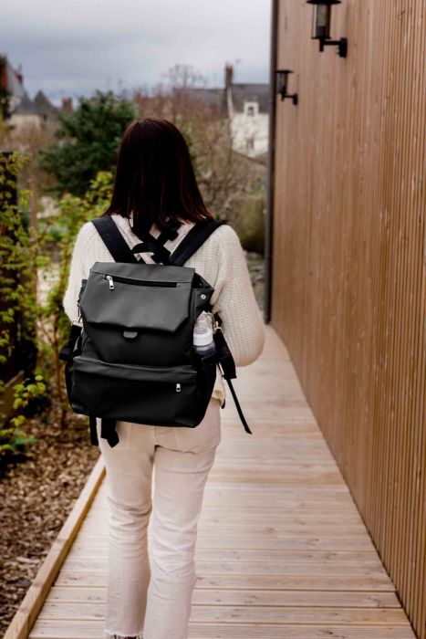 Tineo Casual Deluxe Changing Backpack – Black - Image 6