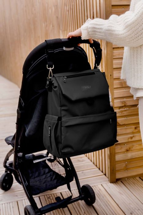 Tineo Casual Deluxe Changing Backpack – Black - Image 7