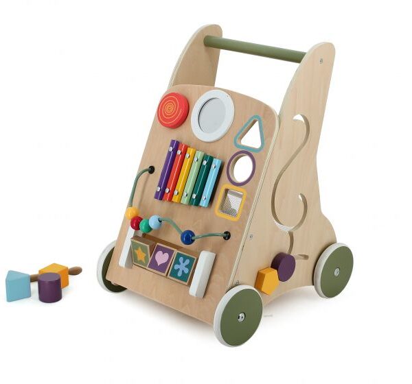 Multi-Activity Wooden Walker