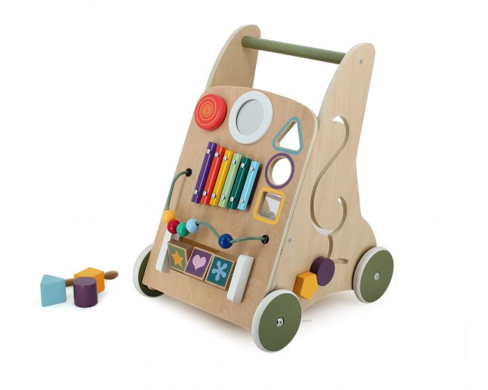 Multi-Activity Wooden Walker