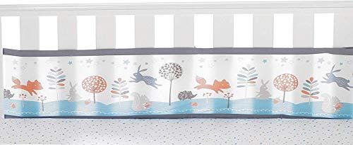 BreathableBaby Mesh Cot Bed Liner – Classic Collection – Fits 4 Sides – Safe Anti-Bumper Design – Enchanted Forest - Image 2