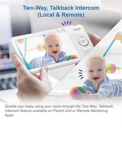 VTech Smart Video RM5766HD 5 inch WiFi Pan & Tilt Baby Monitor - Image 3