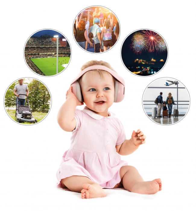 SilentGuard Baby Capsule Ear Protectors - Pink - Image 4