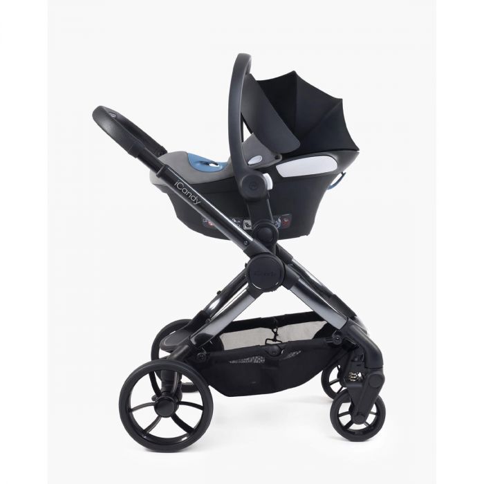 iCandy Peach 7 Combo Pushchair Complete Bundle, Dark Grey - Image 7