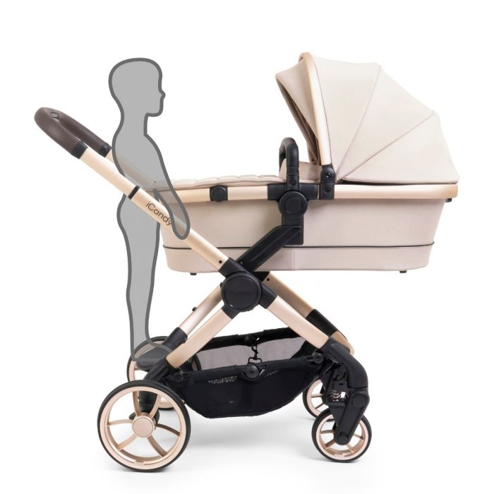 iCandy Peach 7 Combo Blonde Pushchair Complete Bundle, Biscotti - Image 4