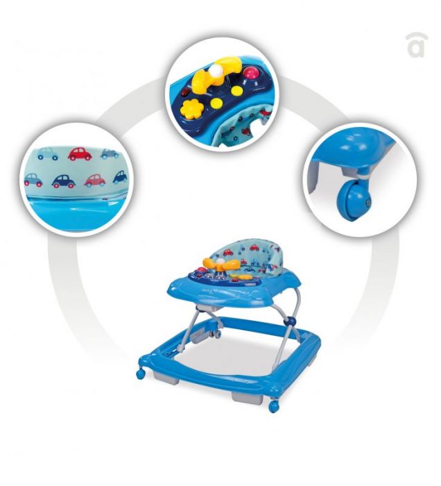 Asalvo Baby Walker - Cars - Image 3