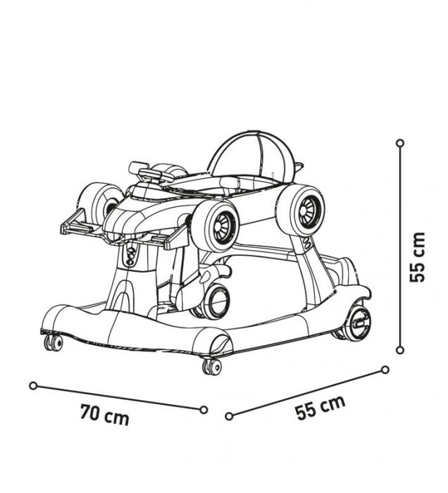 Asalvo Racing Car Walker - 3 in 1 Design - Image 5