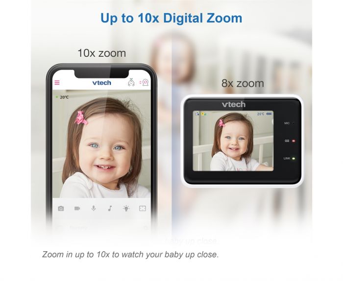 VTECH RM2751 2.8" Full HD Smart Video Baby Monitor - Image 6
