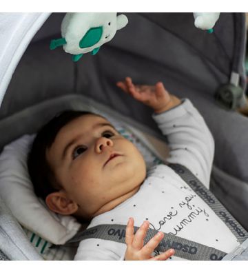 Asalvo Kahlo Grey Baby Bouncer - From Birth to 3 Years - Image 3