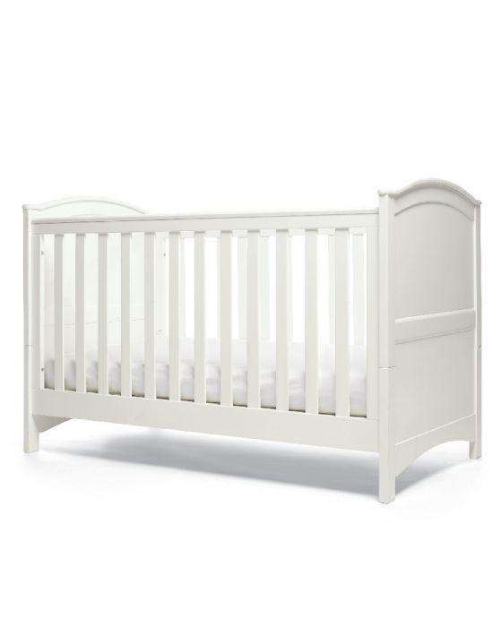 Mamas & Papas Flyn White Cot Bed – Converts to Toddler Bed - Image 4