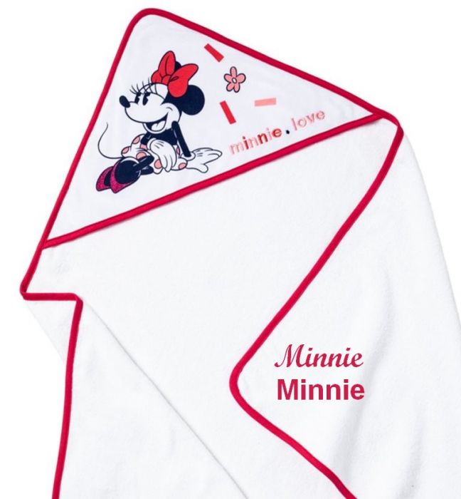 Minnie Mouse Hooded Towel