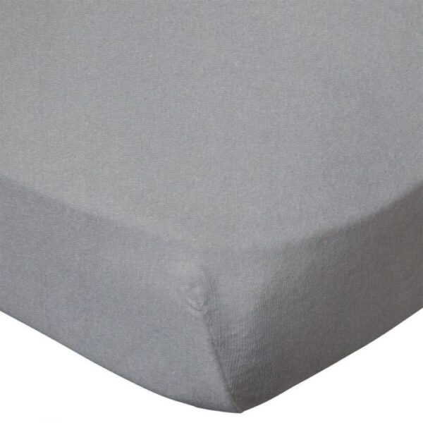 Babycalin Organic Co-Sleeper Fitted Sheet – 83 x 50 cm – 100% Cotton – Grey