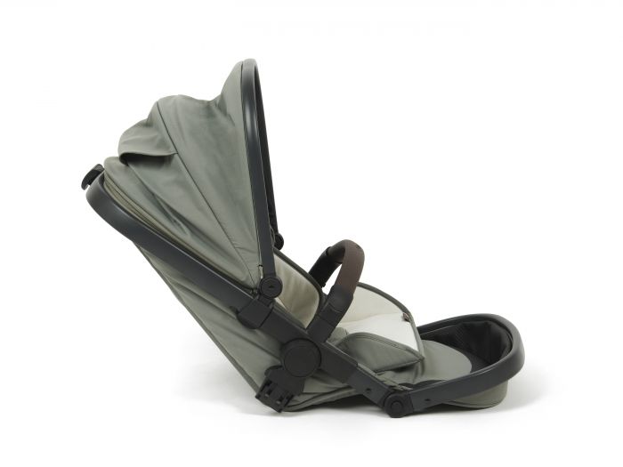 Babylo Zummi Halo Travel System (includes seat unit, carrycot, car seat adaptors, seat liner, organiser, cupholder & rain cover) - Sage Green - Image 25