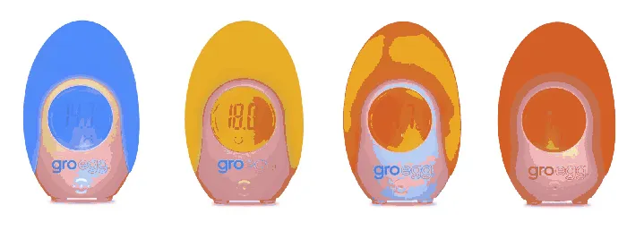 Tommee Tippee Gro Egg Colour Changing Digital Room Thermometer - Image 2
