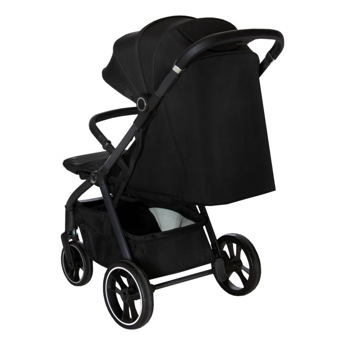 Asalvo Kibu Lightweight Stroller (Birth to 22 kg) + FREE Osann Footmuff - Black - Image 6