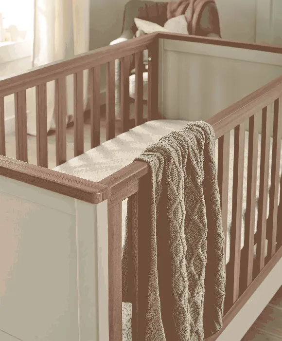 Mamas & Papas Harwell 2-Piece Cotbed with Dresser Changer Set – Cashmere - Image 2