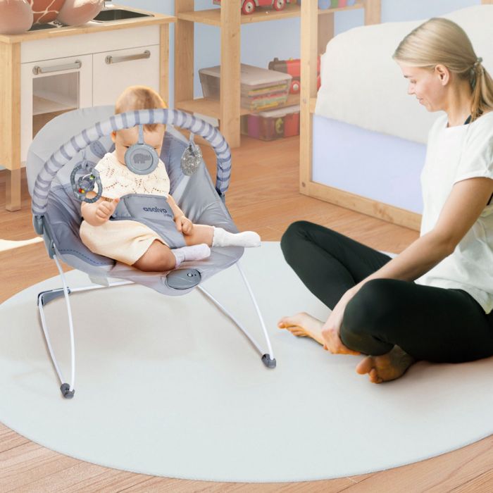 Asalvo Musical Hippo Baby Bouncer - Image 3