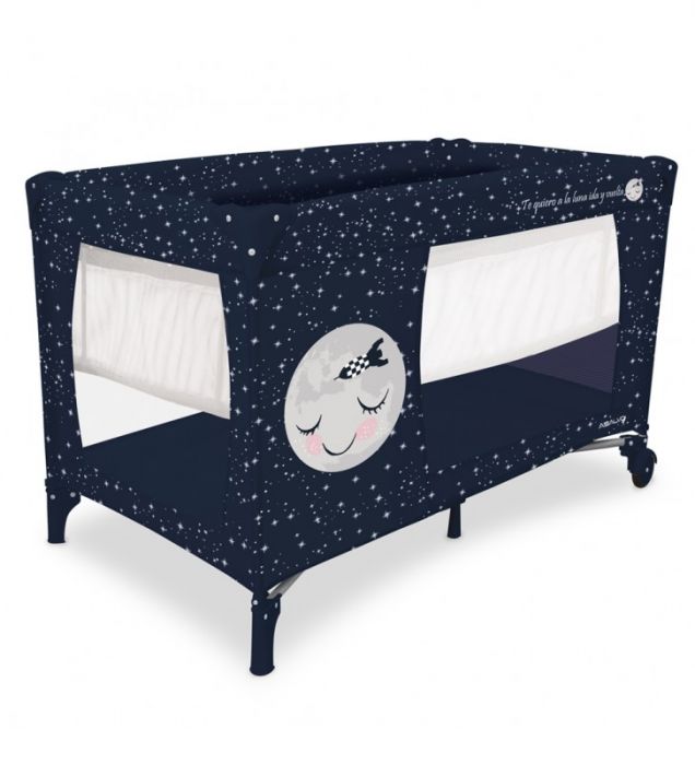 Asalvo Smooth Travel Cot – Moon