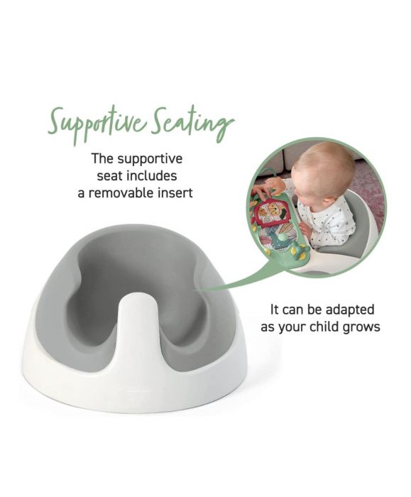 Mamas & Papas Snug Floor Seat with Activity Tray - Pebble Grey - Image 7